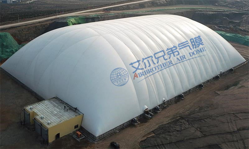 靜享環(huán)保體驗(yàn)，用科技打造全封閉氣膜煤棚