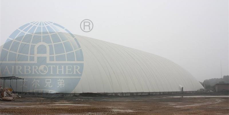 智能氣膜封閉儲煤倉可以建多大跨度？