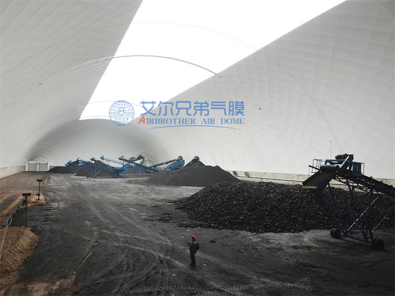氣膜建筑：新型儲(chǔ)煤建筑，有效改善煤場(chǎng)與環(huán)境的關(guān)系